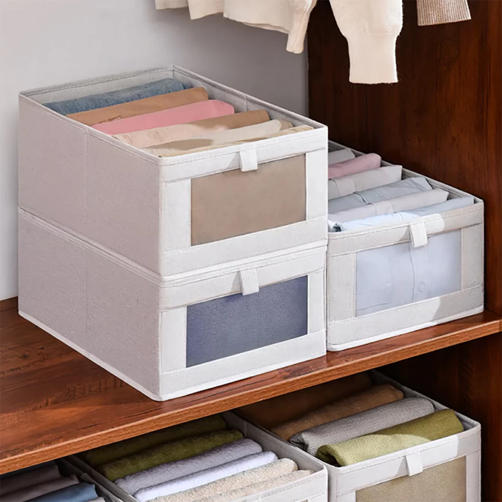 Orginizing boxes into closed